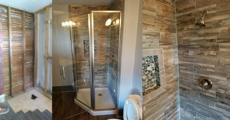 Custom Tile Shower Installation - bathroom remodeling in Toledo, Ohio