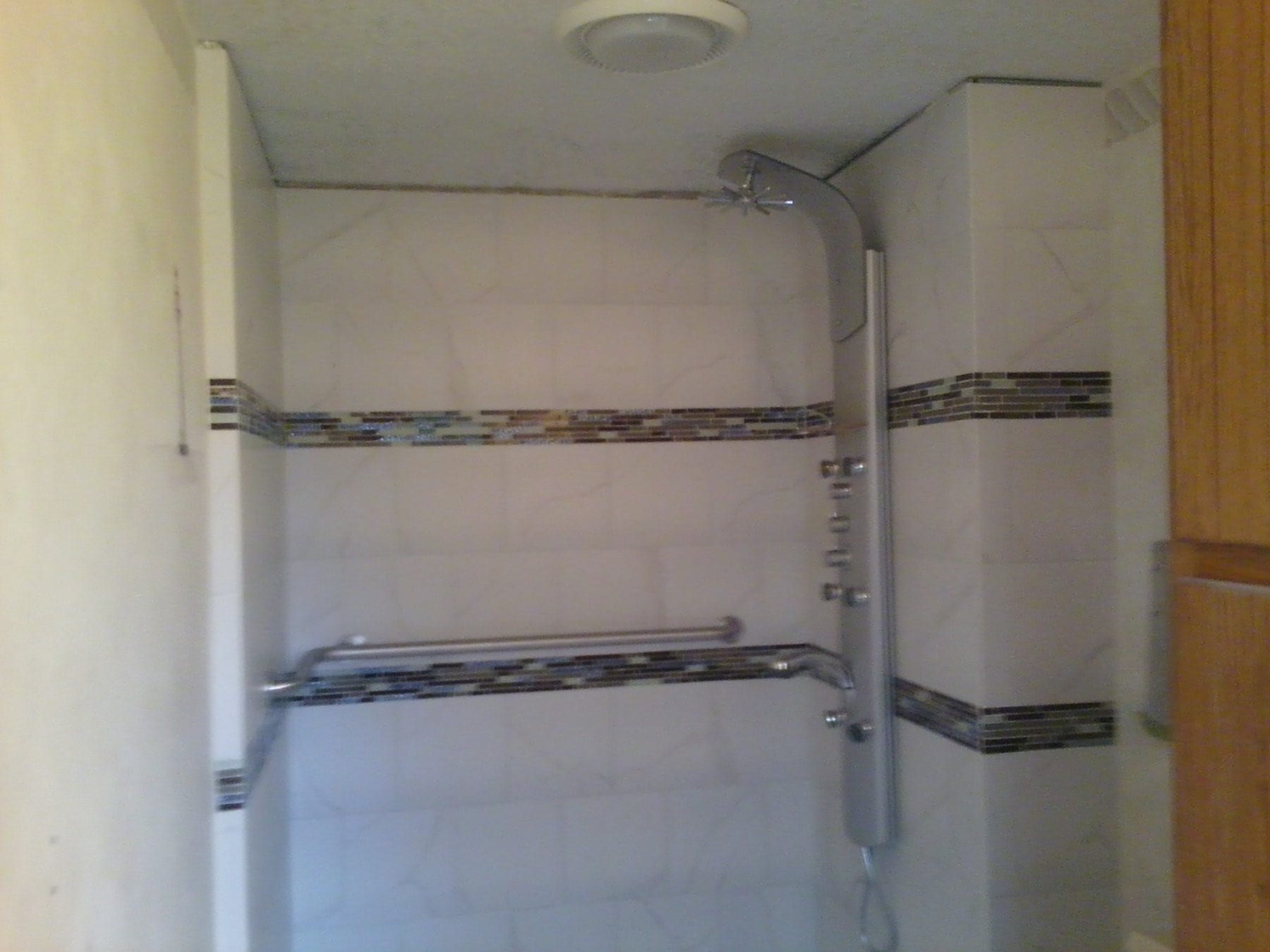 Tub to shower transformation Bathroom Remodeling