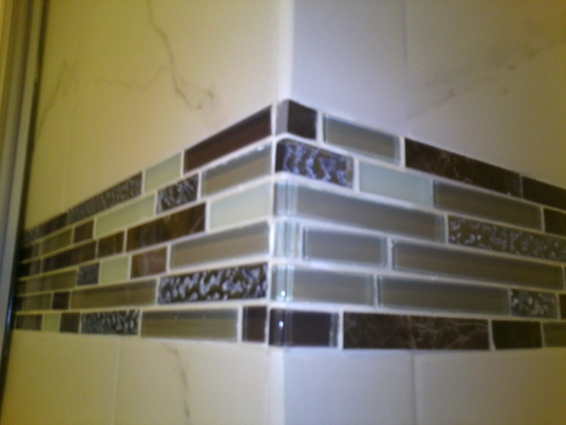 Tub to shower transformation Bathroom Remodeling