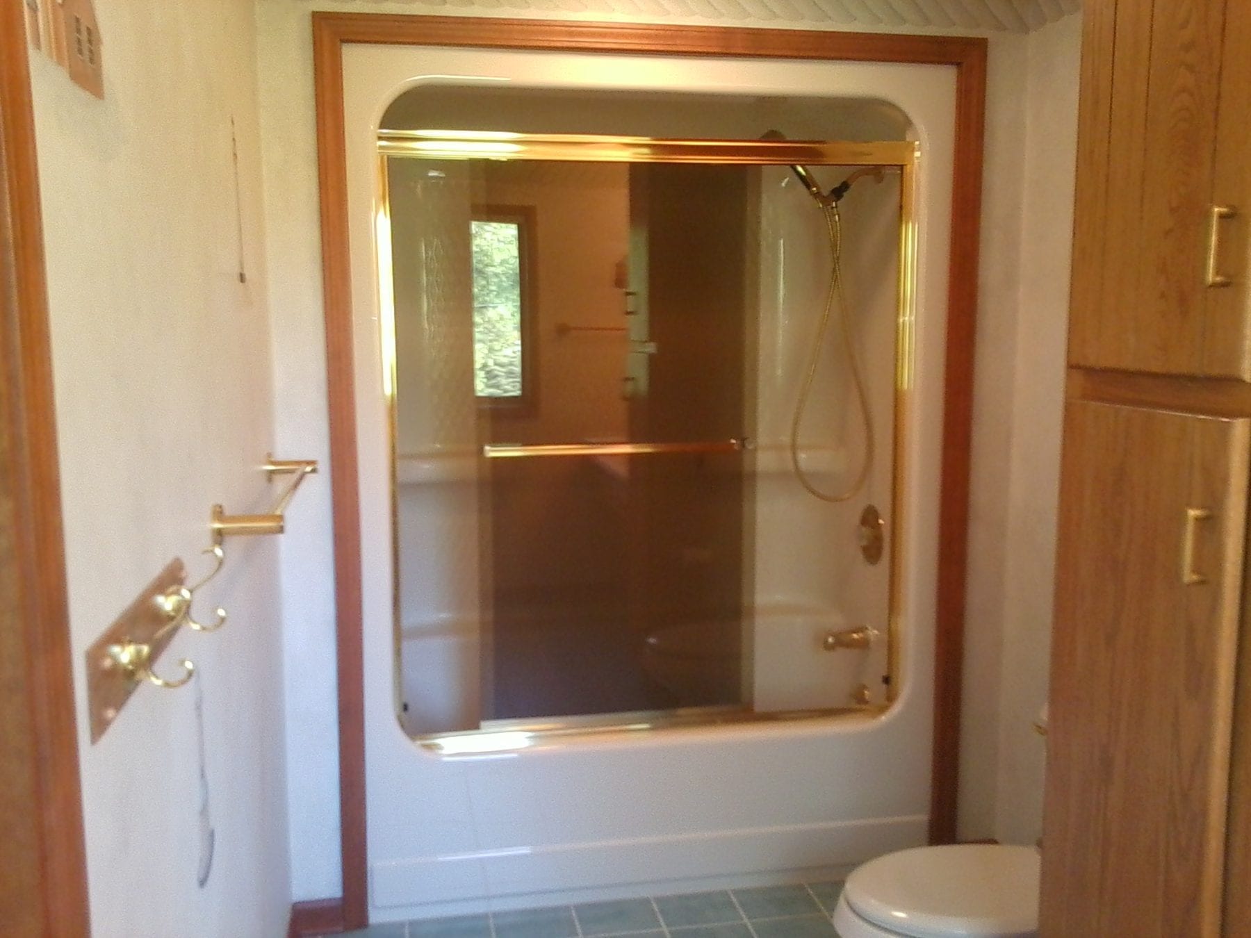Tub to shower transformation Bathroom Remodeling