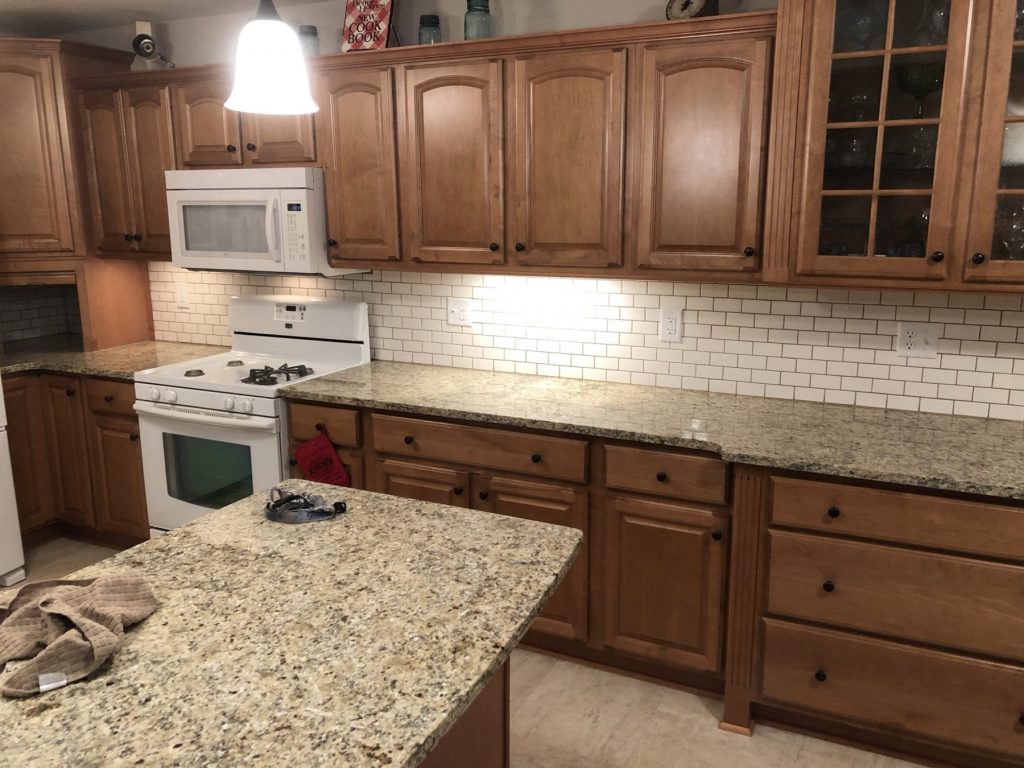 Tile back splash -  A+ Home Improvements