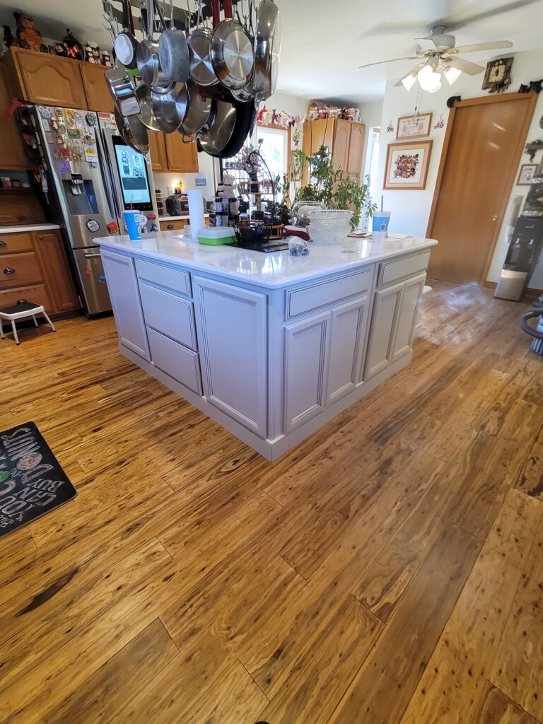 add an island to the kitchen