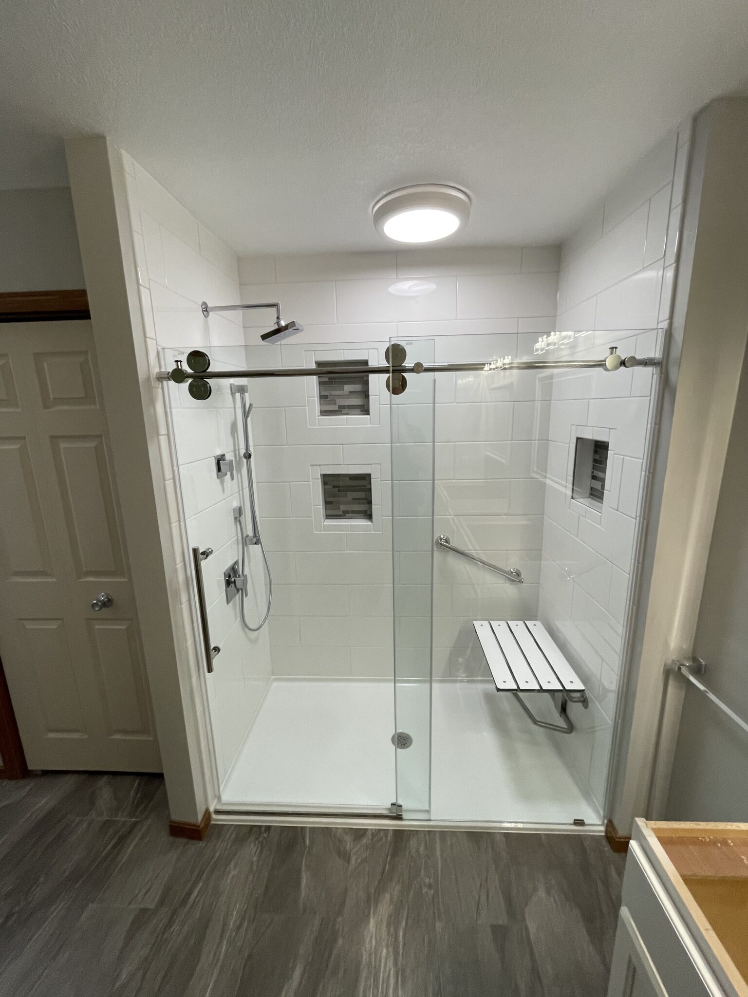 Handicap accessible shower Bathroom Remodeling A+!!!