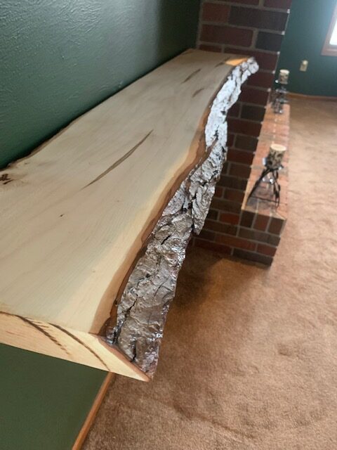 Read more about the article Live Edge Floating Shelves
