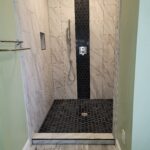 huge custom tiled shower
