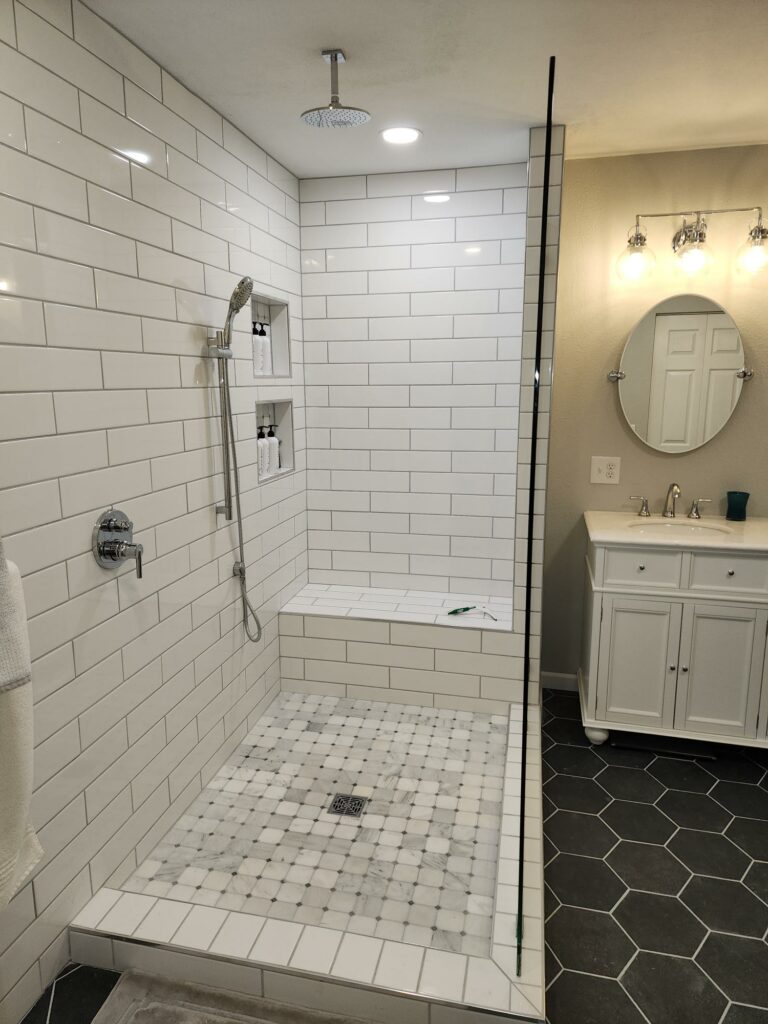 master bathroom suite