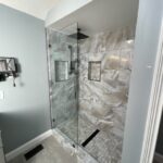 custom tiled shower