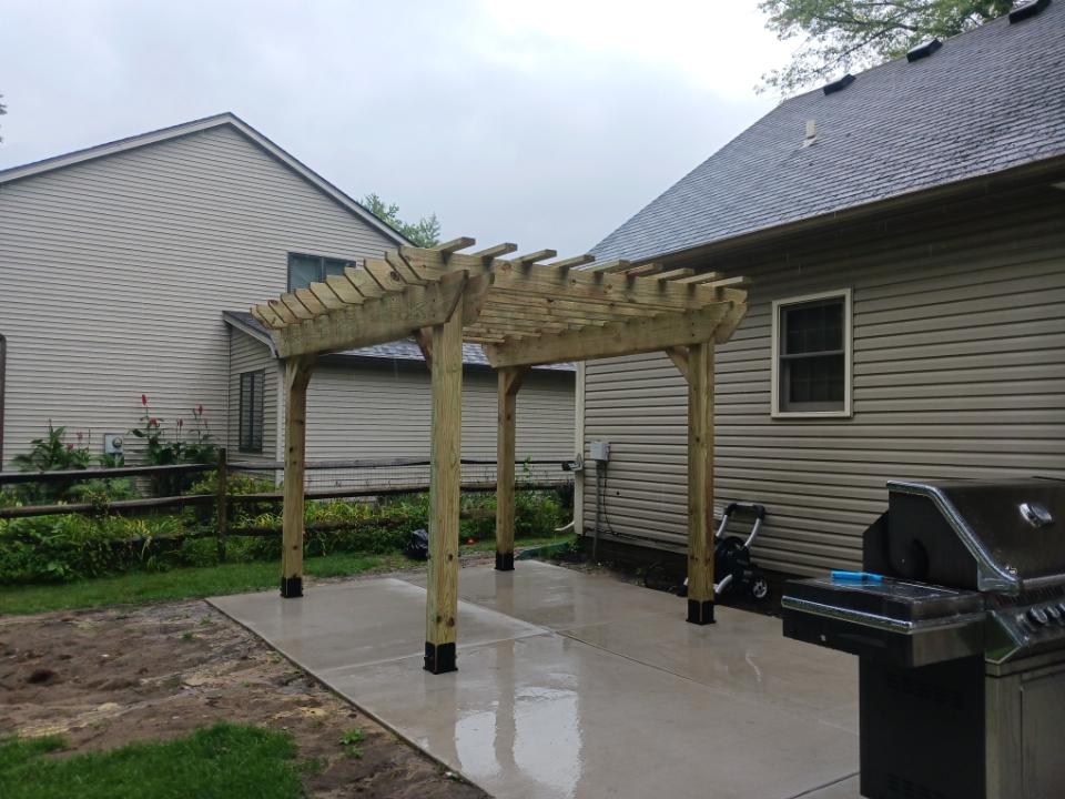 Read more about the article Wood Pergola