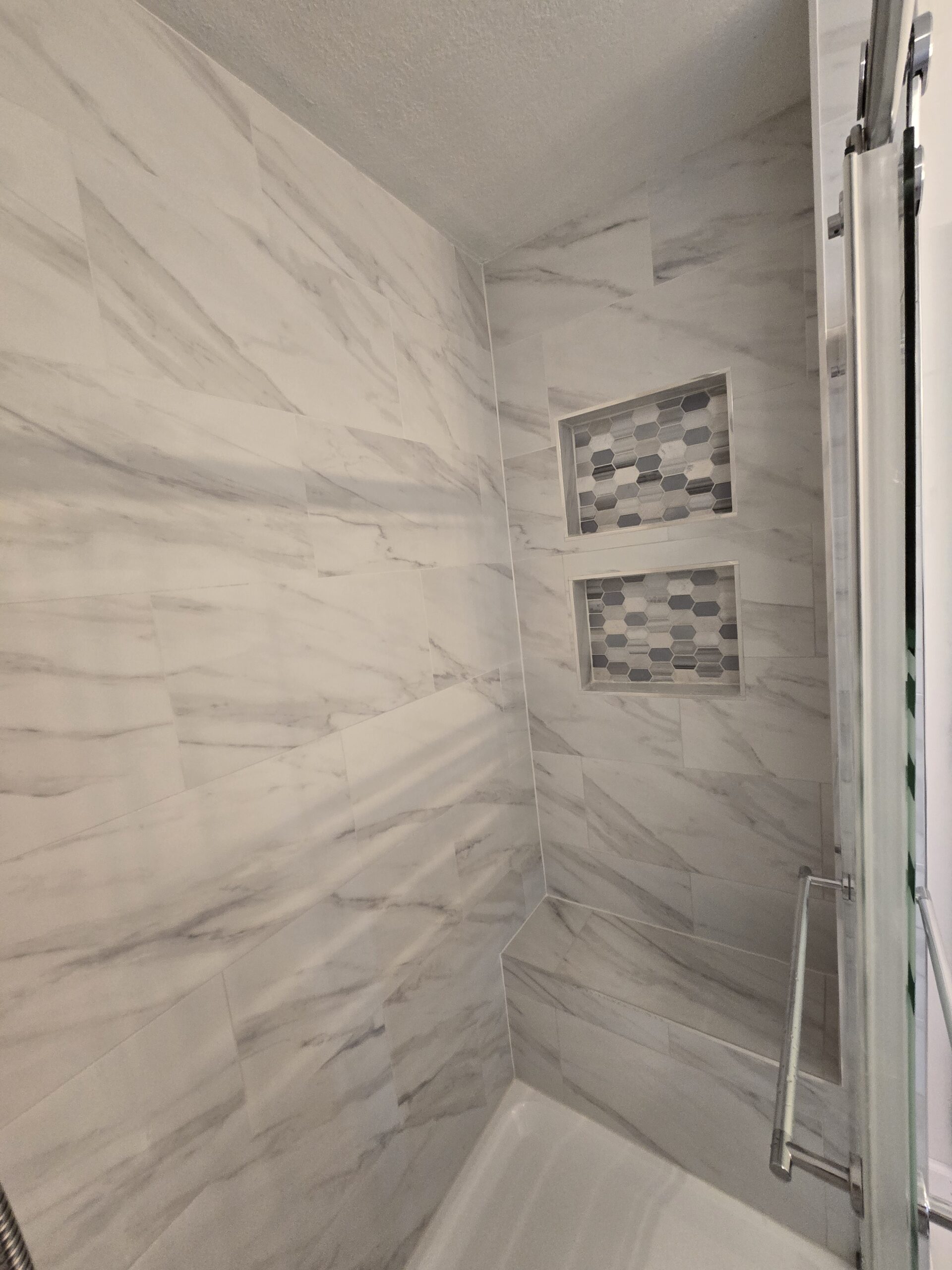 Read more about the article Tub to Tile Shower Conversion