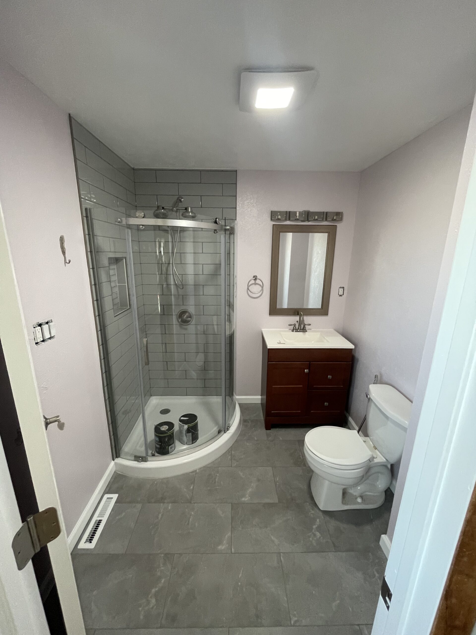 Read more about the article Corner Shower Update