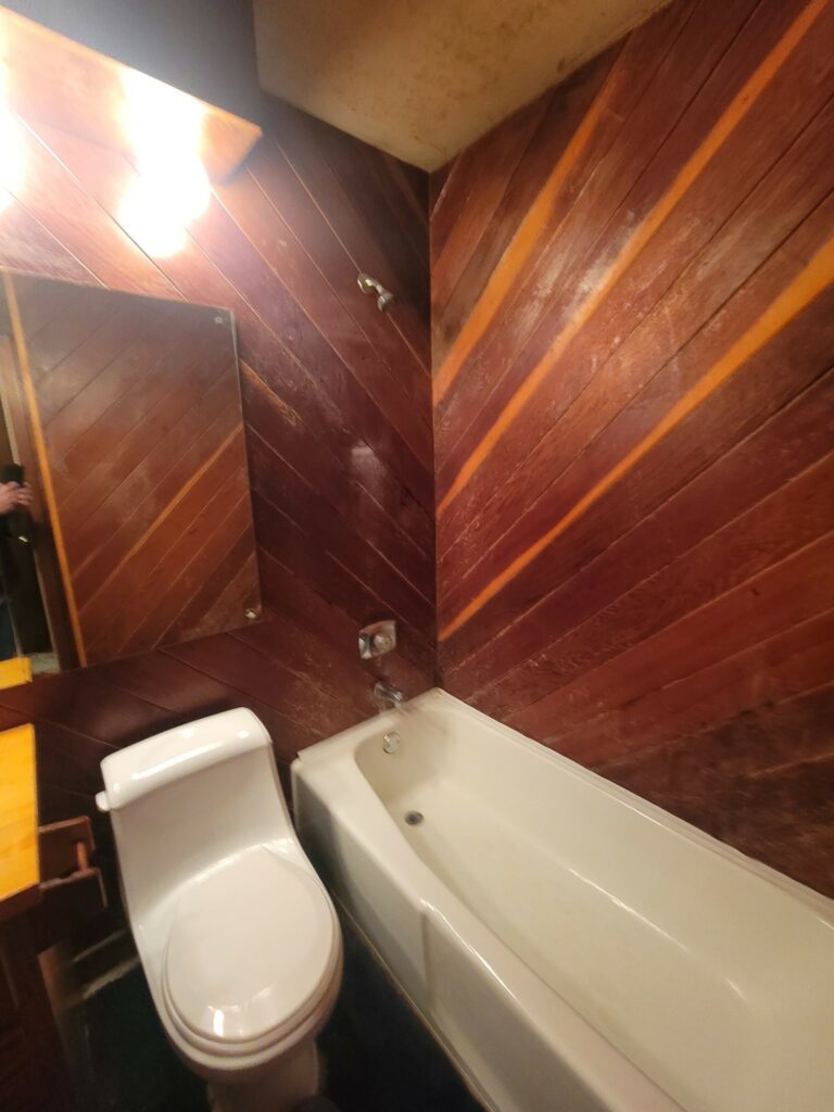 Wood Shower Surround