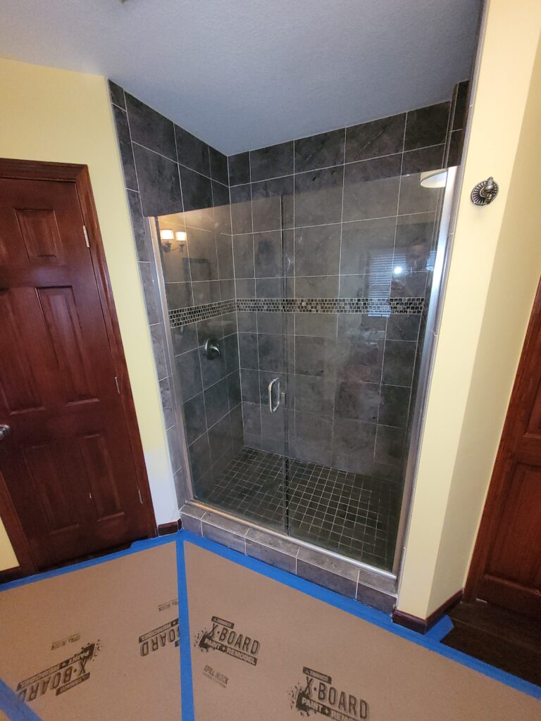 Replacing a Tiled Shower