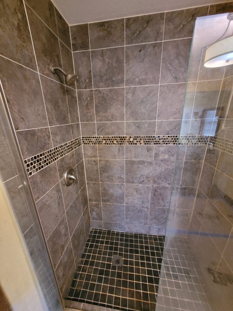 Replacing a Tiled Shower