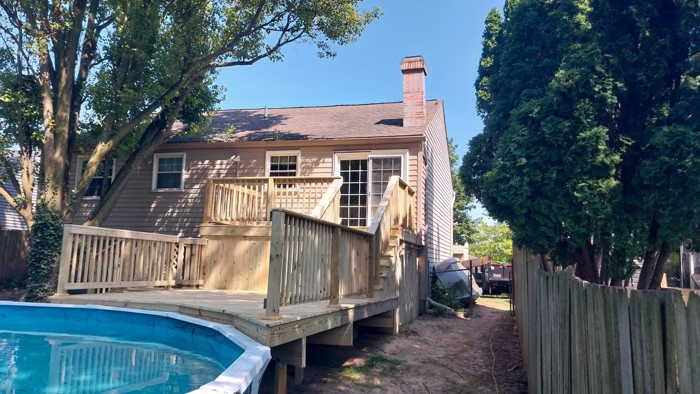 Large Pool Deck