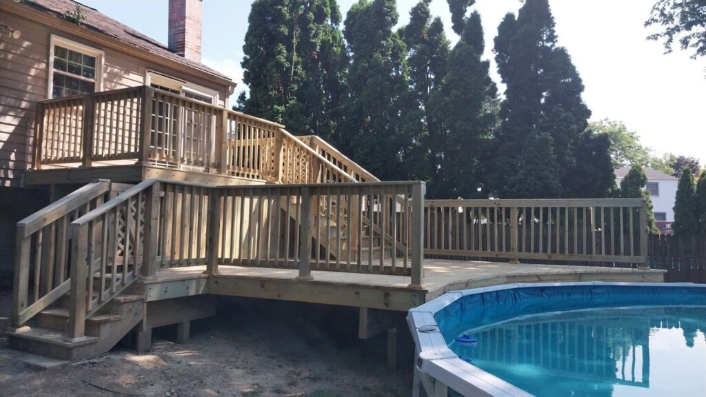 Large Pool Deck