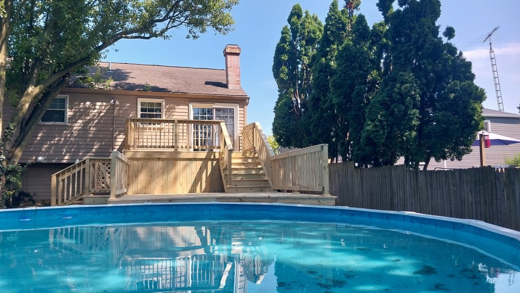 Large Pool Deck