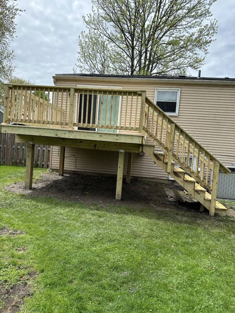 elevated deck