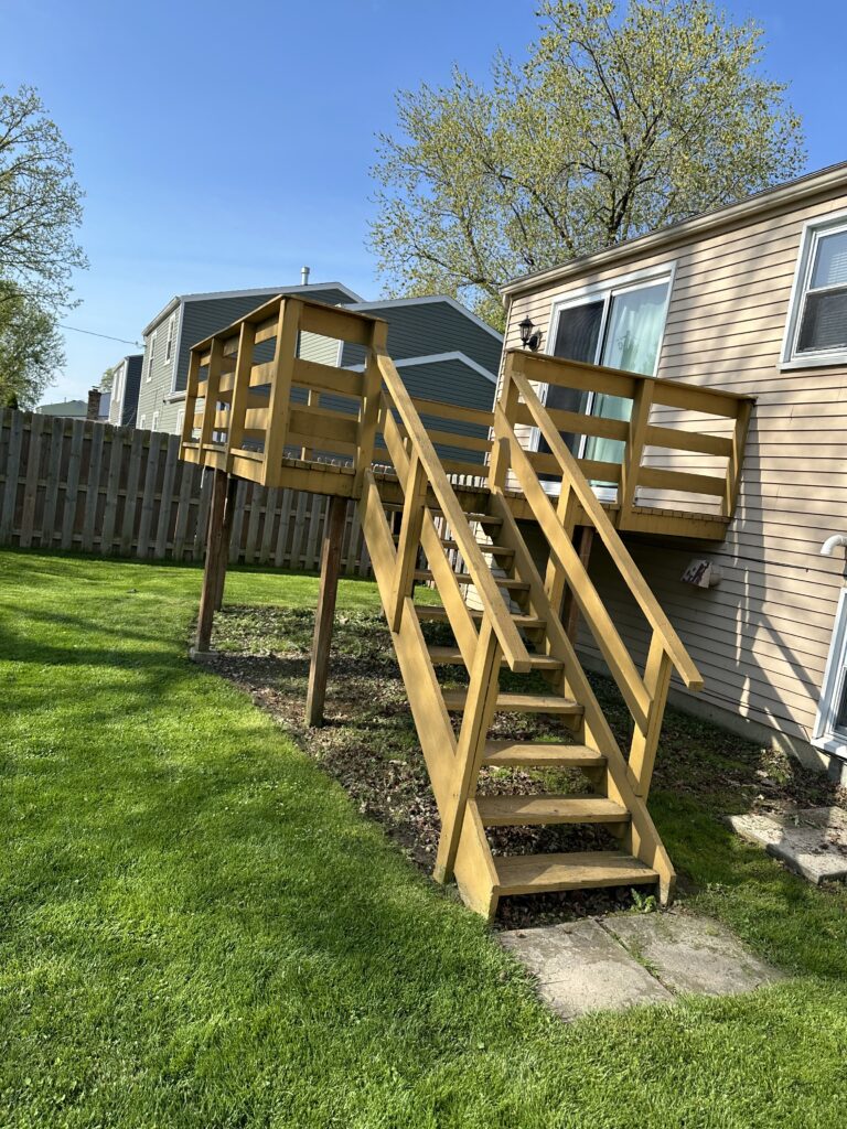 elevated deck