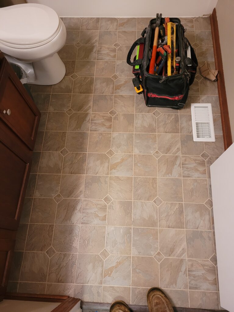 Sharp Bathroom Update