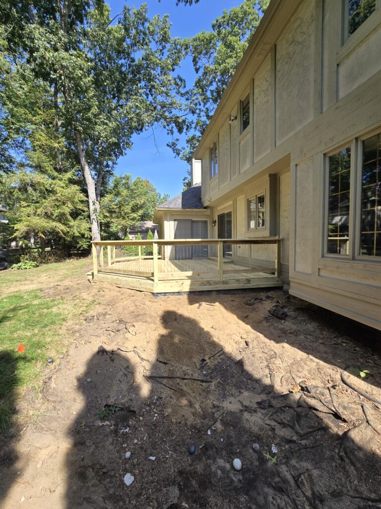 Deck with Cable Railings