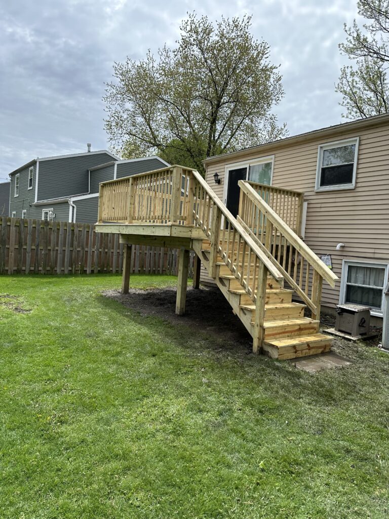 elevated deck