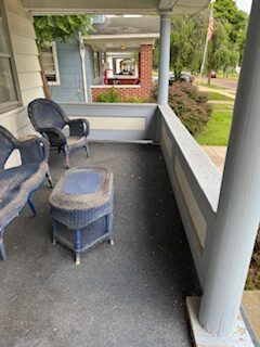 Front Porch Over a Basement