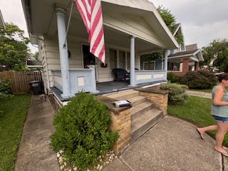 Front Porch Over a Basement