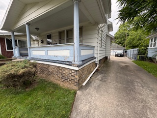 Front Porch Over a Basement