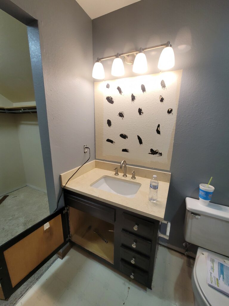 Master Bathroom and Laundry