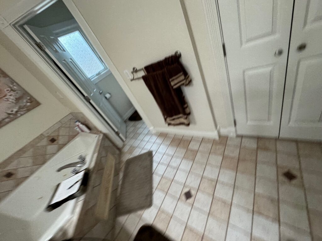 Master Bath Reconfigured!