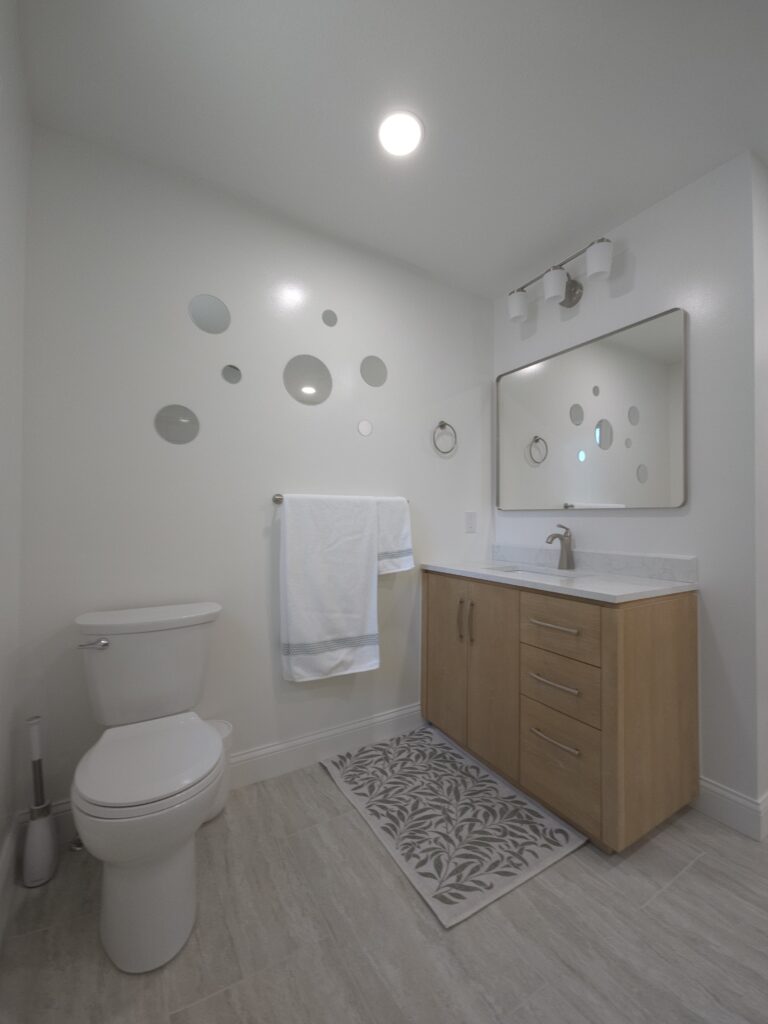 Master Bath Reconfigured!