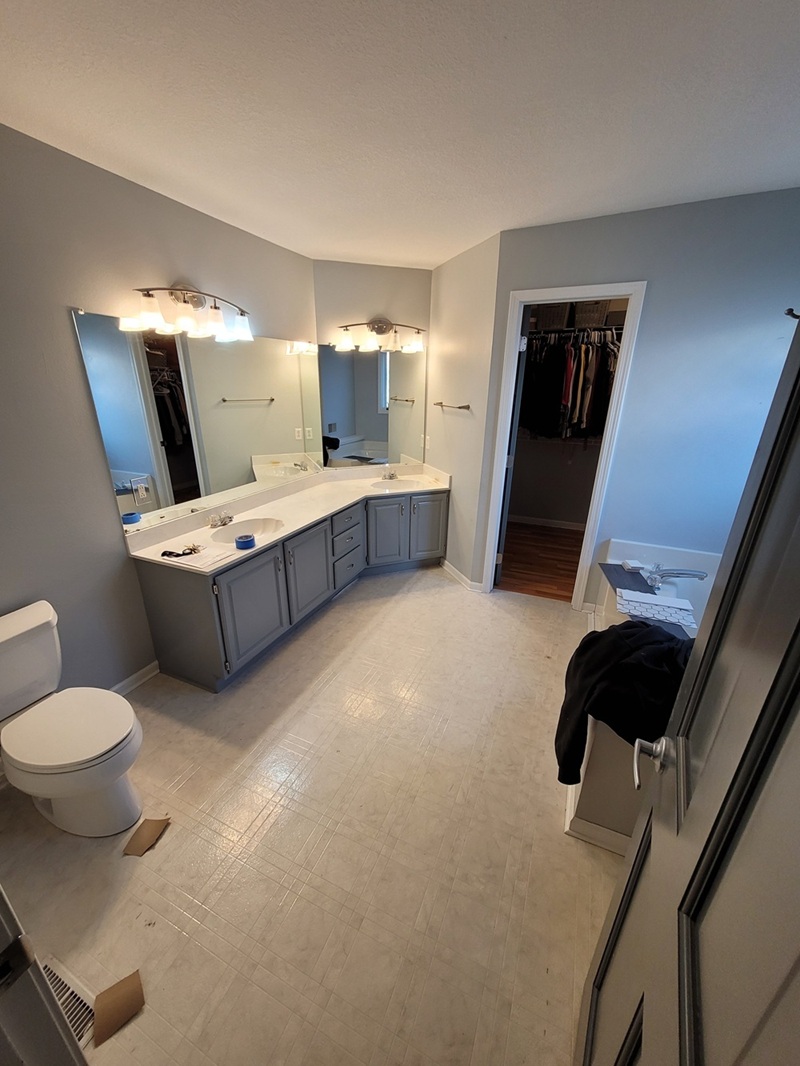 Sharp Bathroom Update
