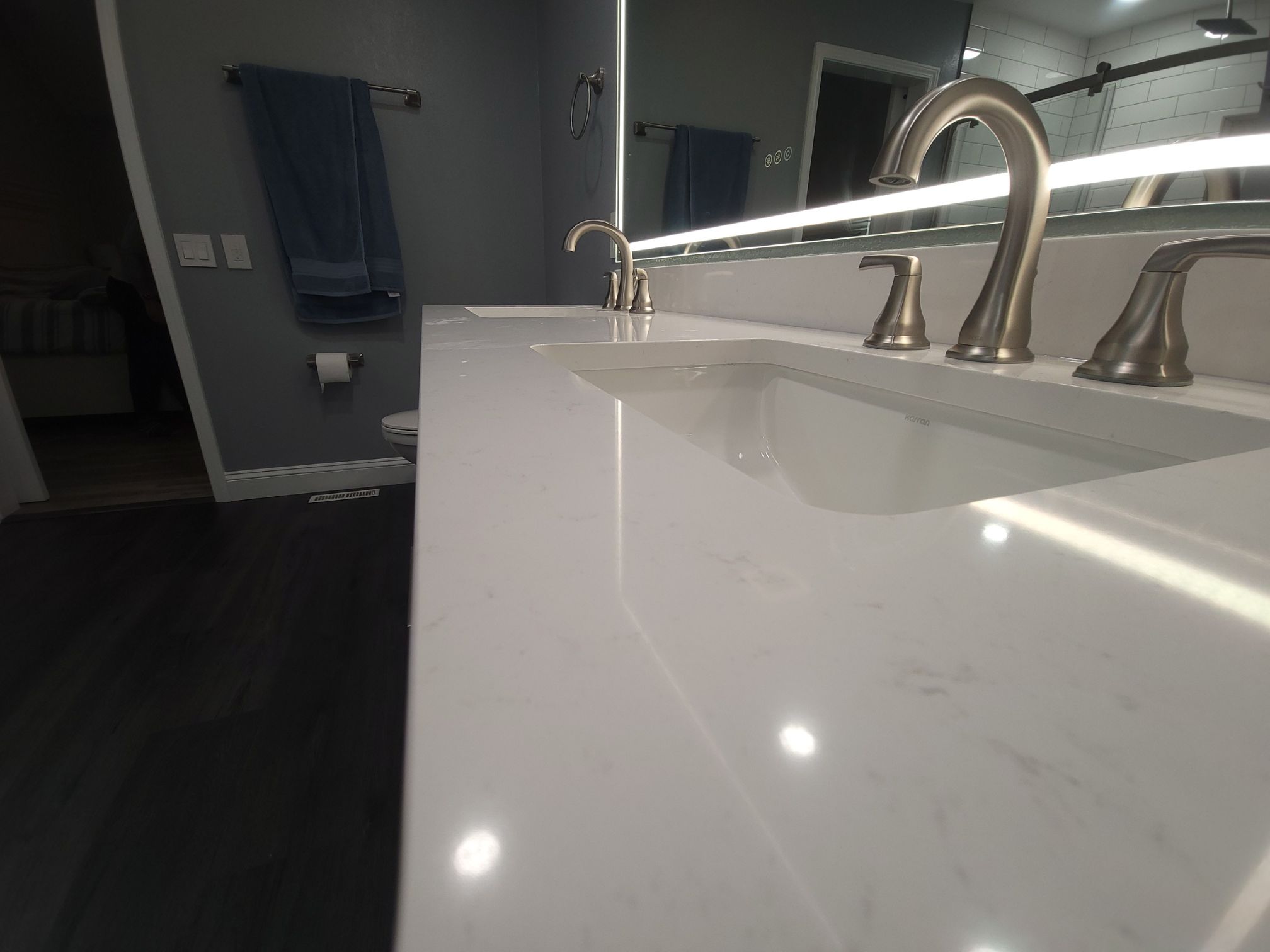 Sharp Bathroom Update