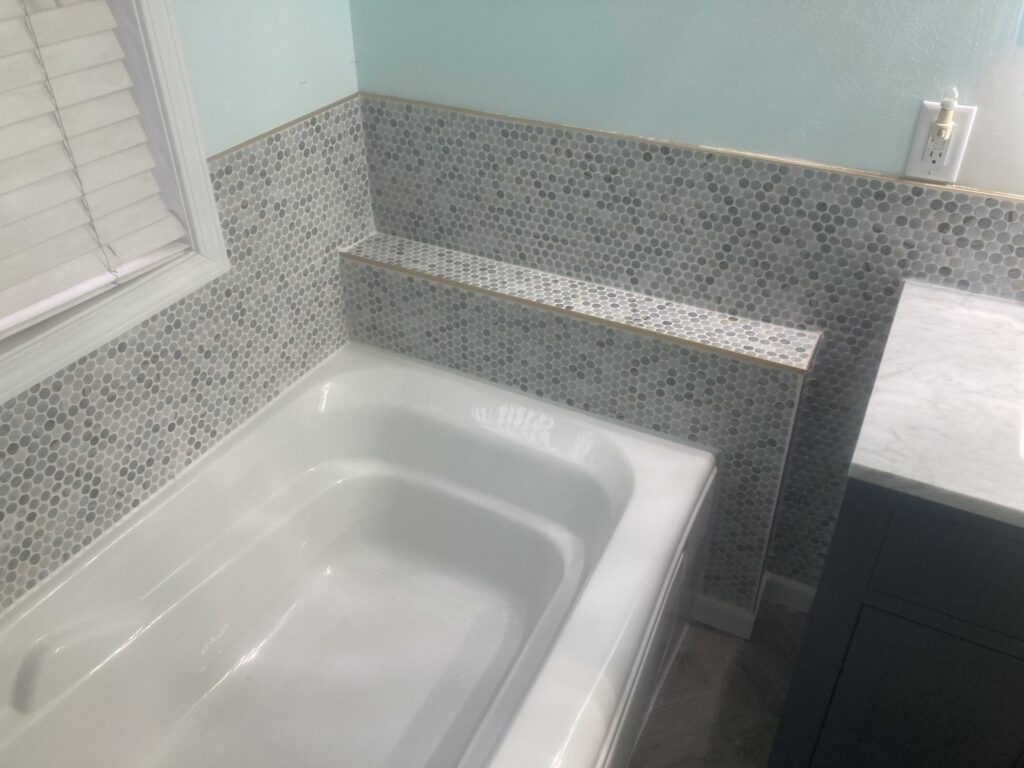 Bathroom with Penny Tile