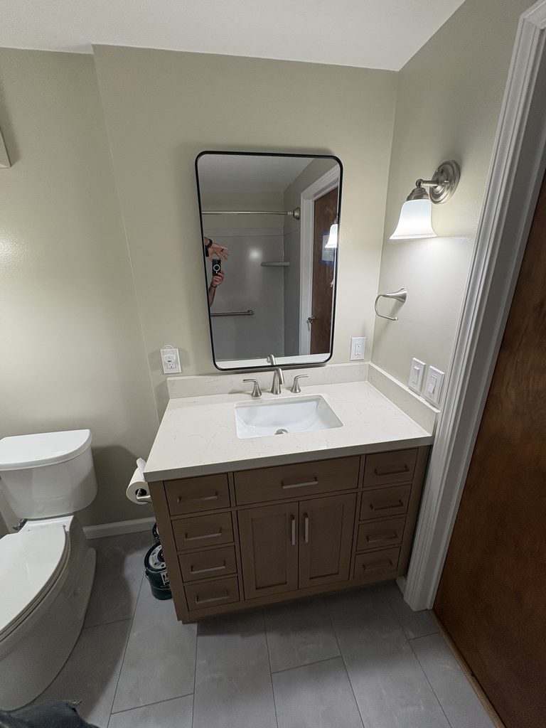 Upgraded Bathroom